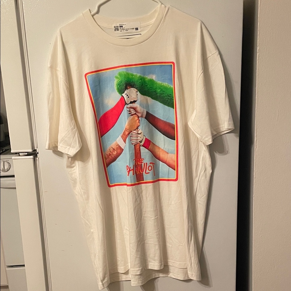 The Phanlot Phillies XL Graphic Off‎ White T-Shirt Nik Johnson Art
